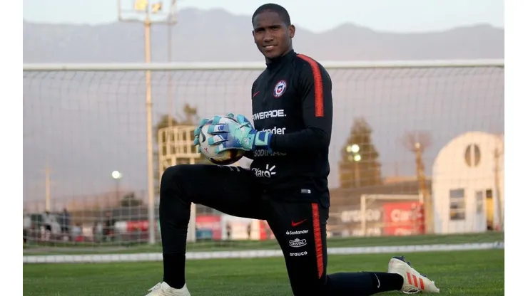 Omar Carabalí en la selección sub 23