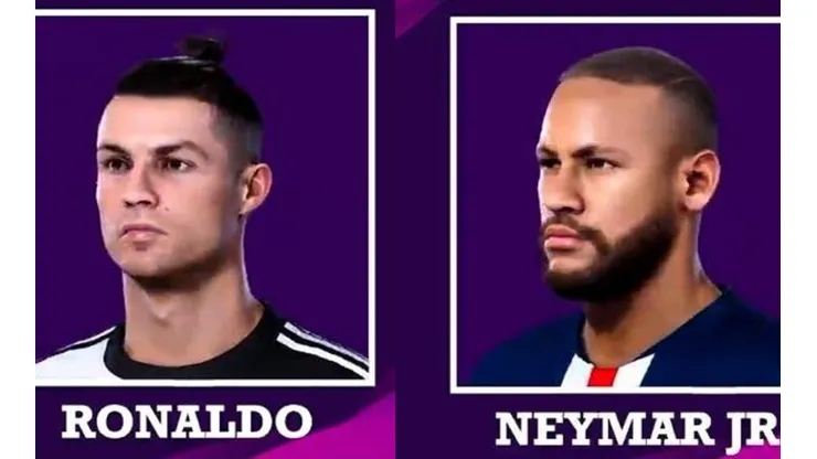 Ronaldo y Neymar con peinado actualizado