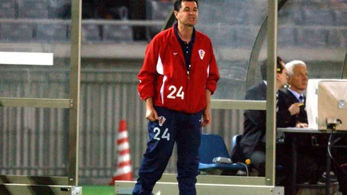 Mirko Jozic a cargo de la selección sub 20 de Croacia en 2002