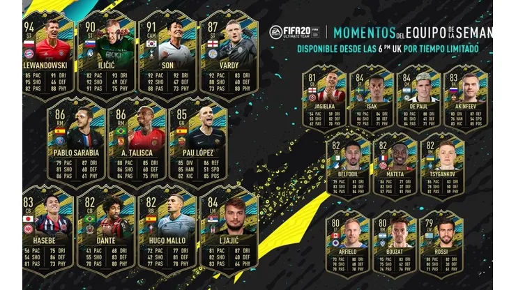 Esta es la cuarta edición del TOTW Moments.