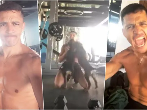 El entrenamiento perruno de Alexis Sánchez al ritmo de Romeo Santos