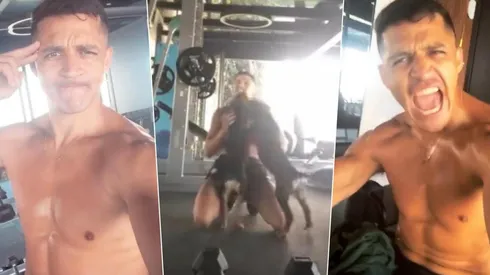 El duro entrenamiento de Alexis Sánchez