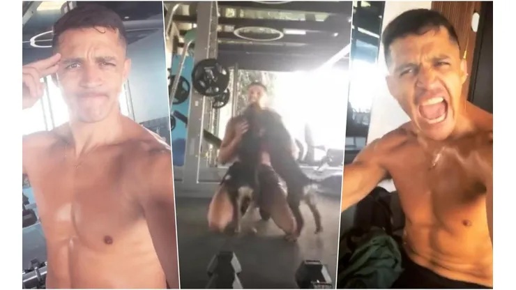 El duro entrenamiento de Alexis Sánchez