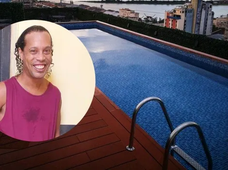 Ronaldinho preso con piscina y gimnasio en hotel de lujo