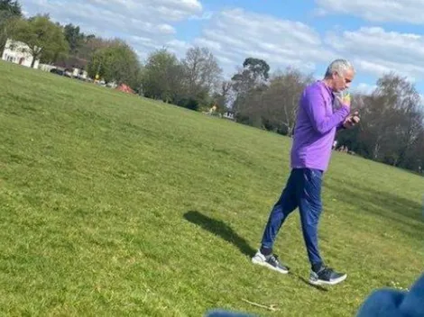 Mourinho no hace caso y saca a jugadores de Tottenham a la calle