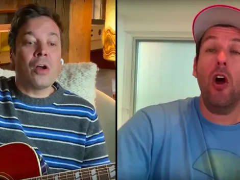 "No toques a tu abuelita", la canción de Jimmy Fallon y Adam Sandler