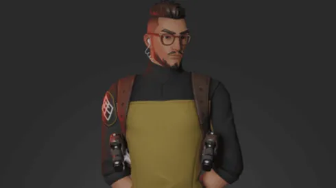 El diseño de la posible nueva skin del Fortnite.