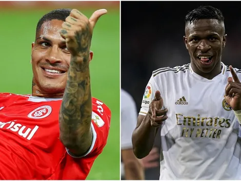 Paolo Guerrero cambia radicalmente su look y Vinicius Jr lo columpia