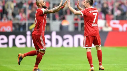 Vidal junto a su gran amigo francés