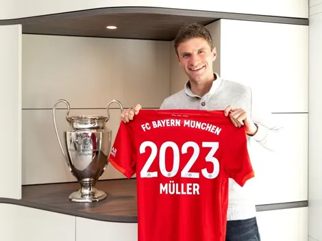 El eterno Thomas Müller renueva con el Bayern Múnich hasta 2023