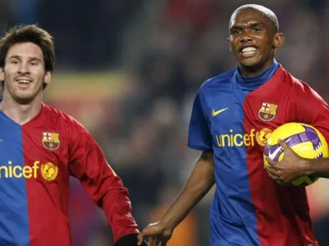 Las confesiones de Eto’o: “Fui yo el que hizo ganar al Barcelona, no Messi”