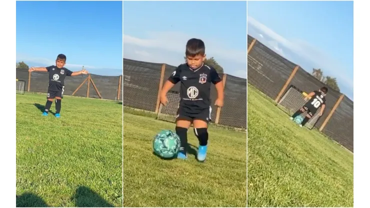 Leo Valencia regaloneando con su hijo