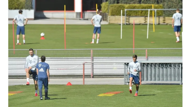 El cuadro bávaro reanudó sus actividades en cancha este lunes