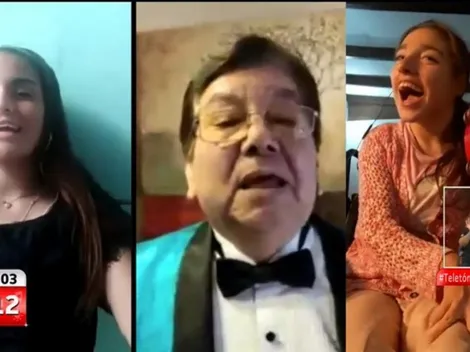 Tommy Rey conmovió cantando con niños de la Teletón