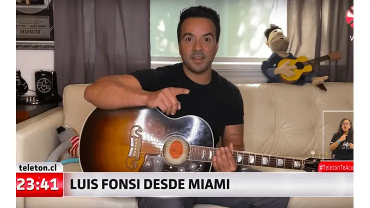 Fonsi se la juega por la Teletón