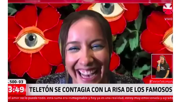 Denise Rosenthal, Pancho Saavedra y José Miguel Viñuela se organizaron durante la tarde para cumplir con la Teletón 2020.