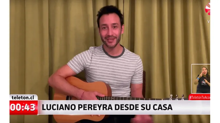 Luciano Pereyra fue recientemente jurado en el Festival de Viña del Mar.