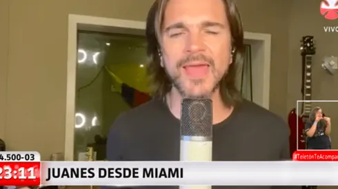 Juanes regala una especial interpretación a la Teletón