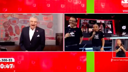 Don Francisco no tuvo piedad a la hora de reírse de Luis Jara en la Teletón.