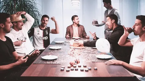 Muchos Khedira en el cumpleaños de Khedira.
