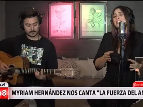 Myriam Hernández entregó emocionante interpretación para la Teletón 2020