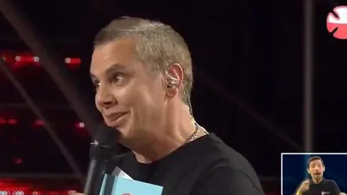 Viñuela sacó carcajadas con su particular risa.