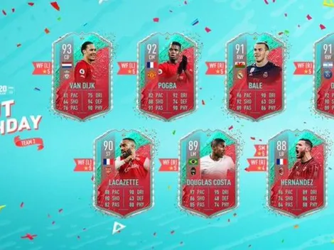 Van Dijk, Bale y Pogba lideran el equipo FUT Birthday de FIFA 20