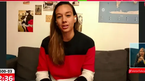 Christiane Endlar participó en el evento madrugando en la ciudad francesa.