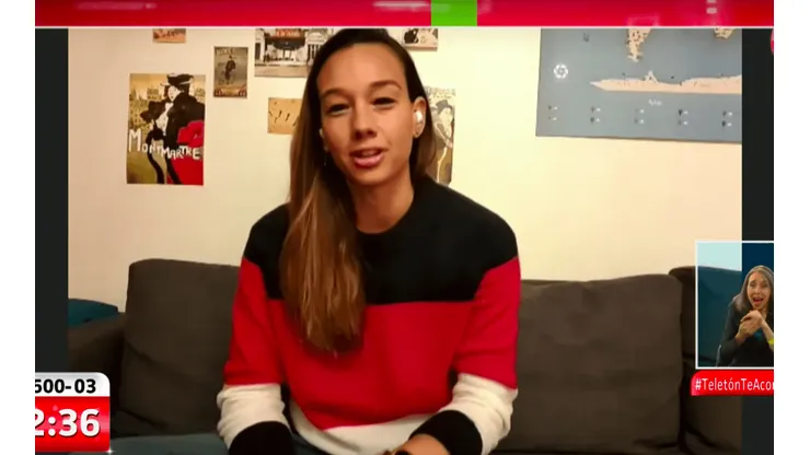 Christiane Endlar participó en el evento madrugando en la ciudad francesa.
