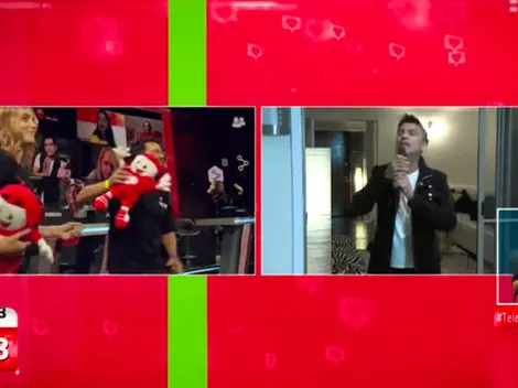 Américo hizo bailar a todos en la Teletón desde su casa