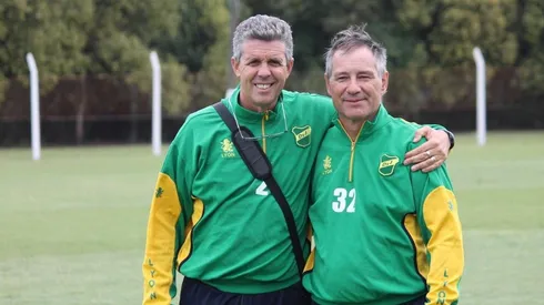 Kohan con Holan en Defensa y Justicia