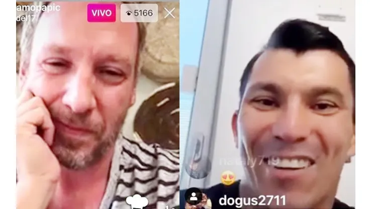 Gary Medel sacó a bailar a Martín Cárcamo con respuesta sobre su físico