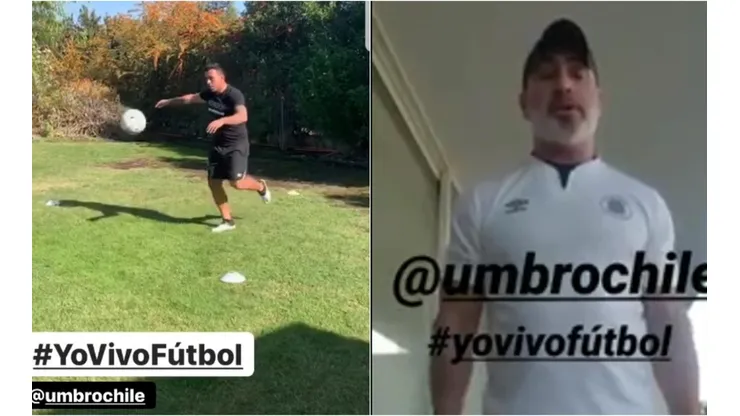 Esteban Paredes y Marcelo Barticciotto participan en esta nueva iniciativa de Umbro.