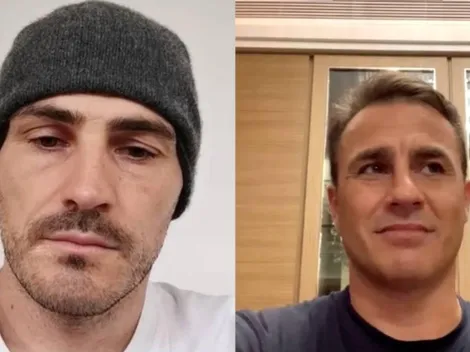Cannavaro y Casillas animan entretenido live en Instagram