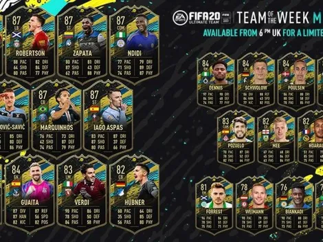 Mira la lista de jugadores del TOTW Moments 3 del FUT20
