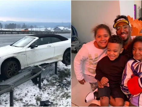 Jerome Boateng sufre violento choque tras visitar a su hijo enfermo