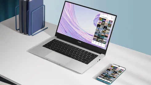 Con HUAWEI Share puedes conectar el MateBook D con tu smartphone en un solo clic