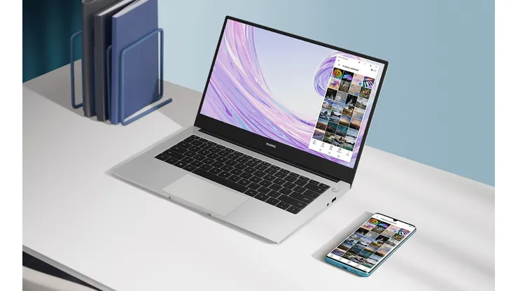 Con HUAWEI Share puedes conectar el MateBook D con tu smartphone en un solo clic