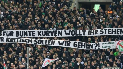 Los hinchas del cuadro alemán y su idea