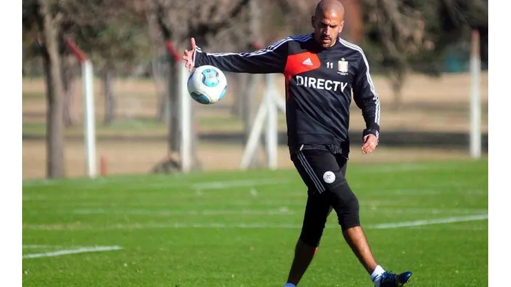 Juan Sebastián Verón en su última etapa como futbolista