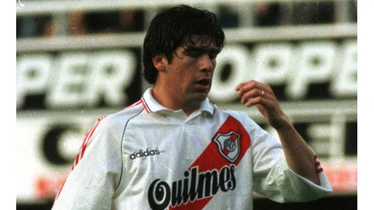 Marcelo Salas en su debut en clásicos ante Boca Juniors
