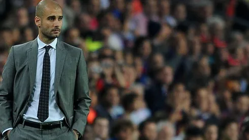 Josep Guardiola en el Manchester City