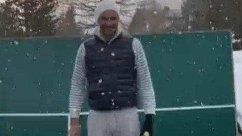 Federer en la nieve