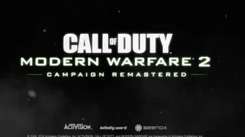 Se filtra el tráiler presentación del Call of Duty: Modern Warfare 2 Remastered