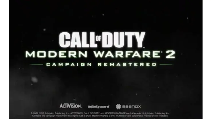 Se filtra el tráiler presentación del Call of Duty: Modern Warfare 2 Remastered