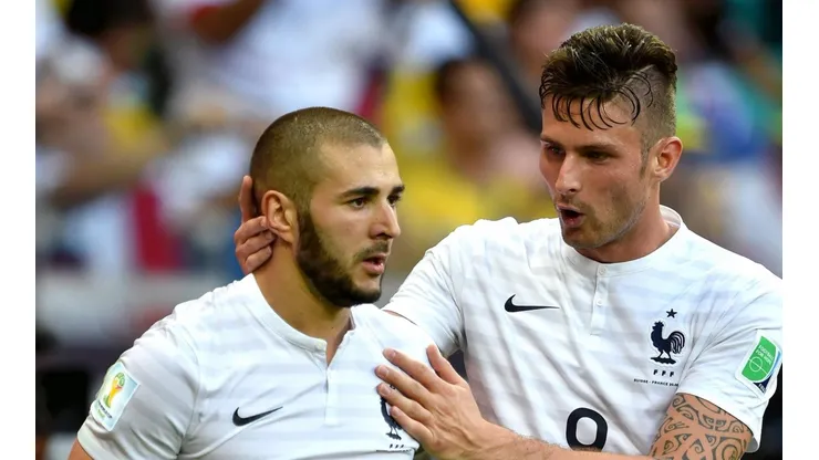 Benzema se refiere a la comparación con Giroud