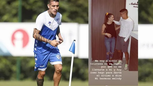 Centurión junto a su novia