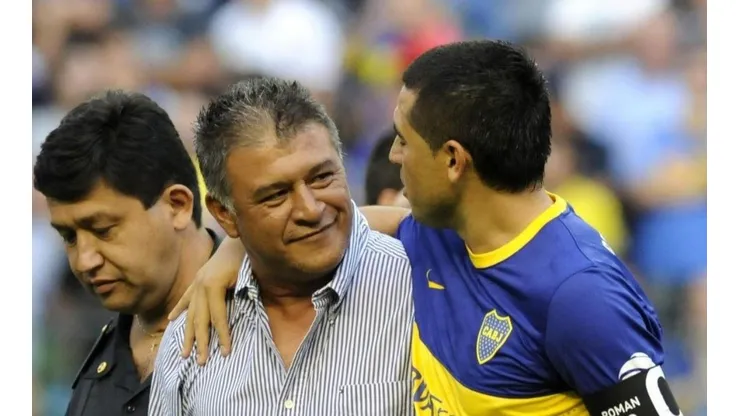 Borghi y Riquelme luego se harían cercanos.