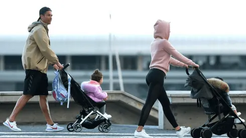 Cristiano y su familia