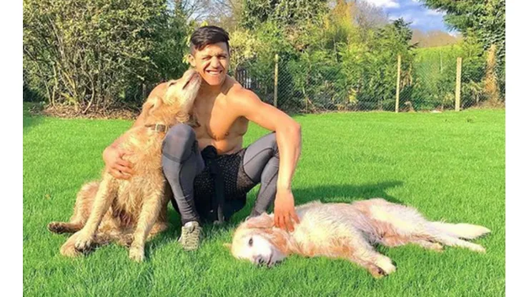 Alexis con sus perros